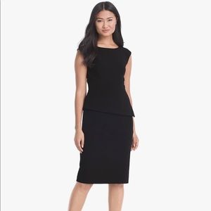 White House Black Market Peplum Sheath Dress